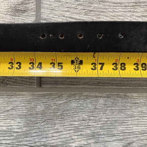 Aztec Mayan Sun Dial Calendar Belt Buckle & Vtg.‎ Braided Leather Belt 36 - Picture 8 of 9